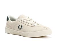 Fred Perry Tennis Shoe Suede Men's Ecru/Grassroot Trainers UK 8