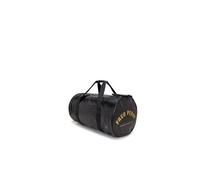 Fred Perry Tonal Large Barrel Bag Black, Black/White, Grande, Casual