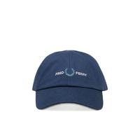 Fred Perry twill logo cotton cap - Blue One Size