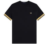 Fred Perry Twin Tipped Cuff T-Shirt - Black/Champ S S