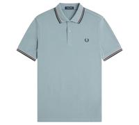 Fred Perry Twin Tipped Fred Perry Polo Shirt - Stockport Blue/Oxblood/Grassroots - Small