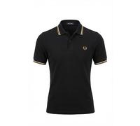 Fred Perry Twin Tipped Polo Shirt - Black XL XL