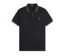 Fred Perry Twin Tipped Polo Shirt Black Shaded - XXL