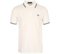 Fred Perry Twin Tipped Polo Shirt - White - Mens M