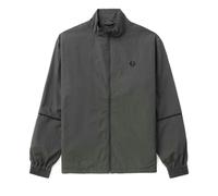Fred Perry Unisex Adult Piped Jacket - Field Green - S - Field Green - 100% Polyamide