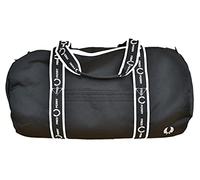 Fred Perry Weekender Monochrome Barrel Bag Black