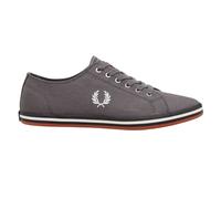 Fred Perry Womens Kingston Twill Trainers - Grey - 3 UK - Grey - 100% Mixed