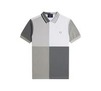 Fred Perry x Beams panelled cotton polo shirt - Grey S