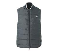 Fred Perry x Lavenham Quilted Blue Gilet Jacket