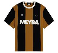 Fred Perry Mens Relaxed Fit Meyba Cut And Sew T-Shirt - Colour: 644 Dark Caramel - Size: XL