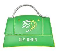 Fred Segal Harry Potter Purse, Women's Mini Flap Satchel Bag with Crossbody Shoulder Strap, Slytherin