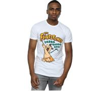 Fred Yabba Dabba Doo T-Shirt The Flintstones White XL