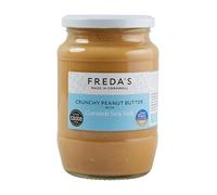 Freda’s Cornish Sea Salt Peanut Butter 750g - Natural, Vegan, Crunchy Nut Butter Made with High-Oleic Peanuts - Gourmet Spread