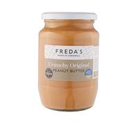 Freda’s Crunchy Original Peanut Butter 750g - Natural, Vegan, Gluten-Free Nut Butter with Roasted Peanuts & Cornish Sea Salt