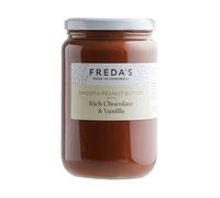 Freda’s Smooth Rich Chocolate & Vanilla Peanut Butter 750g - Decadent Nut Butter with Cacao & Bourbon Vanilla - Vegan