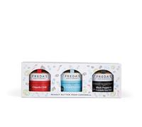 Freda's Savoury Peanut Butter Gift Pack - Cornish Sea Salt, Black Pepper & Cornish Sea Salt, Chipotle Chilli - Vegan, Gluten-Free, 3x180g Glass Jars