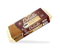 Freddi Dolcetto Soft Mini Cakes with Cocoa Filling - Lactose-Free Cake Bars - Individually Wrapped Slices, 16 x 25g (2-Pack)