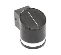 CGC Lighting 'Freddie' Black Solar Modern Outdoor Wall Lamp CGC Lighting Black