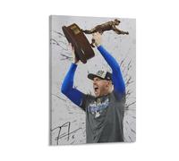 Freddie Freeman Poster Canvas Poster Wall Art Picture Prints Hanging Photo Decor Home Posters Artworks 12x18inch(30x45cm)