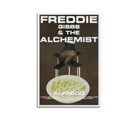 Freddie Gibbs & The Alchemist Rapper Music Signed Limited Album Cover Prints Posters Canvas Wall Art Room Aesthetic Posters Music Classroom Bedroom Wall Decor Art 12x18inch(30x45cm) Unframe-style