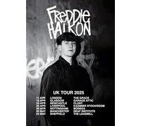 Freddie Halkon UK Tour 2025 A3 A4 Print Poster Wall Art Home Decor Album Gift Present Photo Living Room Dining Room Bedroom Unframed Concert Tour Gig Live Show Music (A4)