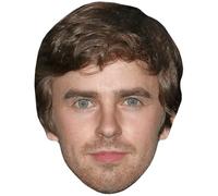 Freddie Highmore (Beard) Celebrity Mask, Flat Card Face, Fancy Dress Mask