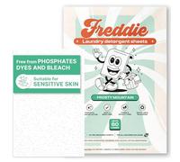 Freddie Laundry Detergent Sheets - Frosty Mountain Scent - 60 Loads (30 Sheets) - Concentrated Eco Friendly Liquid-less Strips