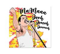 Freddie Mercury Bohemian Rhapsody Funny Mother's Day Card, Queen Card for Mum, Grandma, Mum to be, Funny Mothers Day Gift