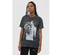 Freddie Mercury Glow Stance Dip Dye Mineral Wash T-Shirt in Black | Size: 2XL Freddie Mercury Black 2XL