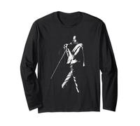 Freddie Mercury Live Queen At NEC Arena 1984 Long Sleeve T-Shirt
