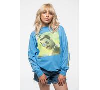 Freddie Mercury Mr Bad Guy Long Sleeve T-Shirt in Blue | Size: Small Freddie Mercury Blue S