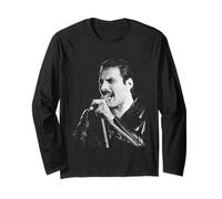 Freddie Mercury Of Queen Birmingham NEC The Works Tour Long Sleeve T-Shirt