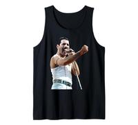 Freddie Mercury Of Rock Group Queen At Live Aid 1985 Tank Top