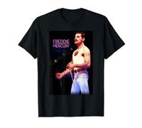 Freddie Mercury Official Neon Mic T-shirt T-Shirt
