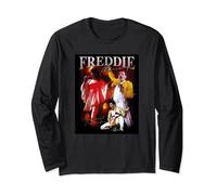 Freddie Mercury Official The Great Pretender Homage Long Sleeve T-Shirt