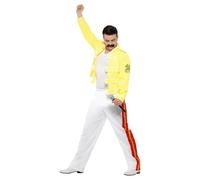 Freddie Mercury Queen Fancy Dress Costume Adult Mens Medium