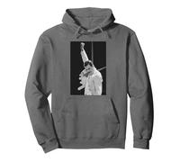 Freddie Mercury Queen Live St James Park Newcastle Pullover Hoodie, Adult Unisex, Asphalt Grey, Small