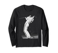 Freddie Mercury Queen Live Wembley Stadium For Magic Tour Long Sleeve T-Shirt