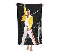 Freddie Mercury Queen Sand-Free Absorbent Beach Towels, Ultra-Light Microfiber Swimming Towels, Camping Towels, Fitness Towels, Yoga Mats Adult Beach Towels