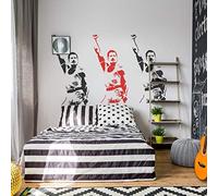 Freddie Mercury Queen Stencil | Home Decorating Painting Stencil | Paint Walls Furniture, Fabrics | Create Bespoke Painted finishes to Home Decor & Craft Projects | Reusable Stencils (13X26CM)