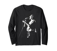 Freddie Mercury Singing Live Queen NEC Arena The Works Tour Long Sleeve T-Shirt