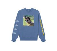 Freddie Mercury T Shirt Mr Bad Guy Logo Official Unisex Blue Long Sleeve L