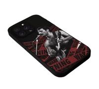 Freddie Red Queen Mercury Aesthetic TPU Custom Compatible With iPhone 11 12 13 14 15 16 17 Pro Max Plus Mini Case Design Personalised Name Cover Silicone, iPhone 15 Plus