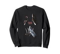 Freddy vs Jason Face Off Sweatshirt, Adult Unisex, Black, Small