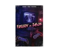 Freddy Vs. Jason Poster Canvas Poster Wall Art Decor Print Picture Paintings for Living Room Bedroom Decoration 20x30inch(50x75cm)