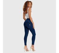 Freddy Women's WR.UP Denim High Waisted 7/8 Length Jeans in Mid Blue | Size: Medium Freddy Mid Blue M