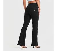 Freddy Women's WR.UP Denim with Front Pockets Super High Waisted Flare Jeans in Black | Size: XS Freddy Black XS