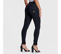 Freddy Women's WR.UP Diwo Pro High Waisted Full Length Trousers in Black | Size: Small Freddy Black S