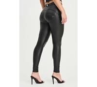 Freddy Wr.up® Panther Faux Leather - Mid Rise - Full Length - Black - Black, 6