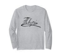 Frederic Chopin Authentic Signature Long Sleeve T-Shirt